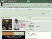Tablet Screenshot of danielbeehn.deviantart.com