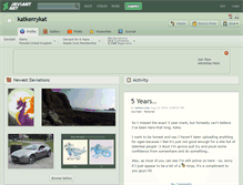 Tablet Screenshot of katkerrykat.deviantart.com