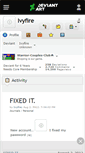 Mobile Screenshot of ivyfire.deviantart.com
