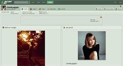Desktop Screenshot of cheekyapple.deviantart.com