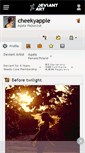 Mobile Screenshot of cheekyapple.deviantart.com