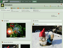 Tablet Screenshot of ommadawn.deviantart.com