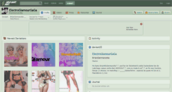 Desktop Screenshot of electroglamourgaga.deviantart.com