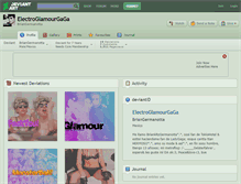 Tablet Screenshot of electroglamourgaga.deviantart.com