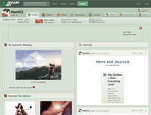 Tablet Screenshot of mami02.deviantart.com
