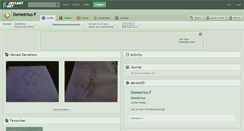 Desktop Screenshot of demetrius-f.deviantart.com