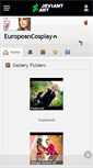 Mobile Screenshot of europeancosplay.deviantart.com