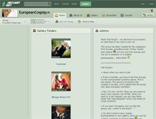 Tablet Screenshot of europeancosplay.deviantart.com