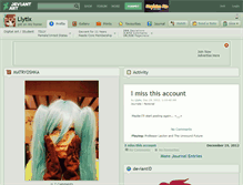 Tablet Screenshot of llytix.deviantart.com