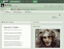 Tablet Screenshot of beverly22.deviantart.com