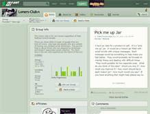 Tablet Screenshot of loners-club.deviantart.com