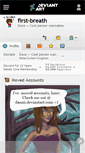 Mobile Screenshot of first-breath.deviantart.com