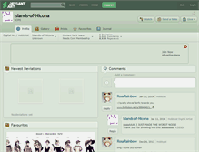 Tablet Screenshot of islands-of-nicona.deviantart.com