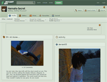 Tablet Screenshot of hannahs-secret.deviantart.com