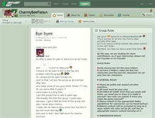 Tablet Screenshot of charmybeefans.deviantart.com