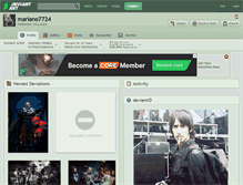 Tablet Screenshot of mariano7724.deviantart.com