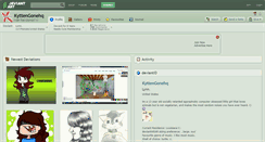 Desktop Screenshot of kyttengonehq.deviantart.com