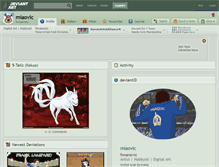 Tablet Screenshot of miaovic.deviantart.com