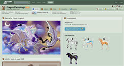 Desktop Screenshot of dragonsflamemagic.deviantart.com