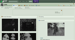 Desktop Screenshot of lysra.deviantart.com