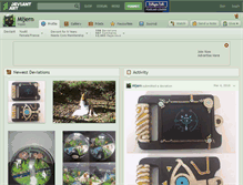 Tablet Screenshot of mijern.deviantart.com