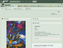 Tablet Screenshot of mspretty.deviantart.com