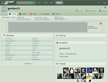 Tablet Screenshot of gemfem29.deviantart.com