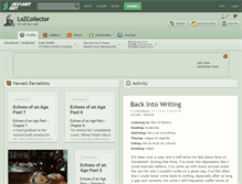 Tablet Screenshot of lozcollector.deviantart.com