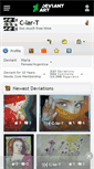 Mobile Screenshot of c-lar-t.deviantart.com