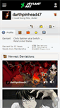 Mobile Screenshot of darthpinhead47.deviantart.com