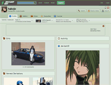 Tablet Screenshot of hakojo.deviantart.com