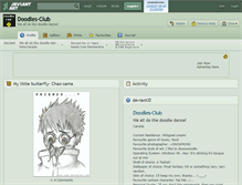 Tablet Screenshot of doodles-club.deviantart.com