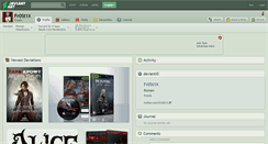 Desktop Screenshot of fr0st1x.deviantart.com