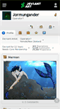 Mobile Screenshot of jormungander.deviantart.com