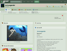 Tablet Screenshot of jormungander.deviantart.com