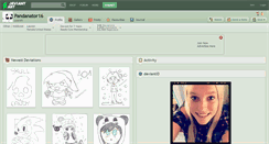 Desktop Screenshot of pandanator16.deviantart.com