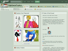 Tablet Screenshot of fightgamefreaks.deviantart.com