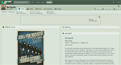 Desktop Screenshot of dav3punk.deviantart.com
