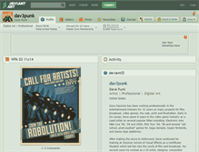 Tablet Screenshot of dav3punk.deviantart.com