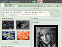 Tablet Screenshot of adeb1113.deviantart.com