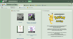 Desktop Screenshot of pokemon-art-esp.deviantart.com