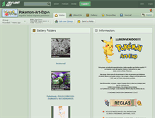 Tablet Screenshot of pokemon-art-esp.deviantart.com