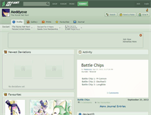 Tablet Screenshot of meddyexe.deviantart.com