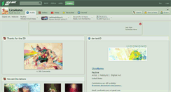 Desktop Screenshot of licomomo.deviantart.com