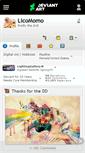 Mobile Screenshot of licomomo.deviantart.com
