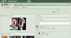 Desktop Screenshot of meribell.deviantart.com
