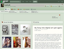 Tablet Screenshot of meliruth.deviantart.com