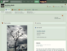 Tablet Screenshot of lorylinn-stock.deviantart.com