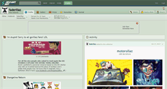 Desktop Screenshot of faderillaz.deviantart.com