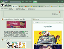 Tablet Screenshot of faderillaz.deviantart.com